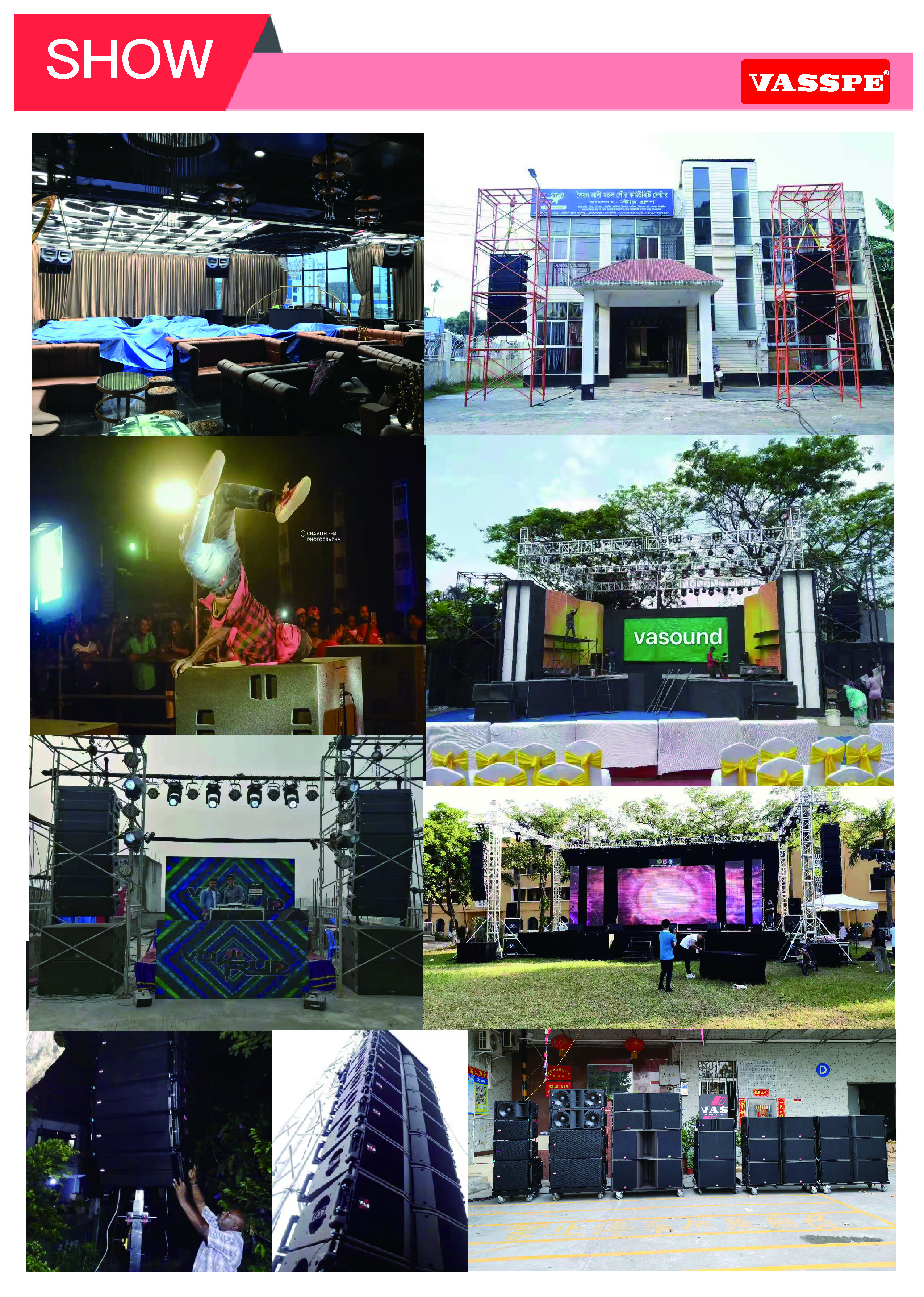 Vasound audio Bangladesh clients show